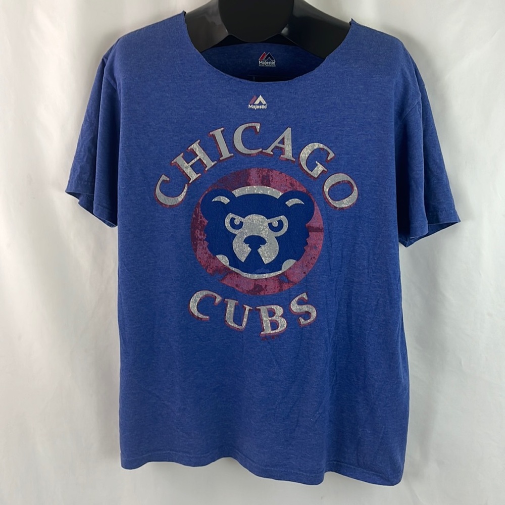 Momma Bear Custom Cut Chicago Cubs T-Shirt - Picture 1 of 9
